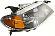 2001-2003 Mazda Protege - Driver and Passenger Side Halogen Headlight, With bulb(s), OE Replacement