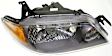 2001-2003 Mazda Protege - Driver and Passenger Side Halogen Headlight, With bulb(s), OE Replacement