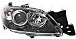2004-2009 Mazda 3 - Driver and Passenger Side Headlights, without Bulbs, Halogen, Sedan
