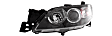 2008 Mazda 3 - Driver and Passenger Side Halogen Headlight, Without bulb(s), Sedan, OE Replacement, CAPA Certified
