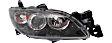2008 Mazda 3 - Driver and Passenger Side Halogen Headlight, Without bulb(s), Sedan, OE Replacement, CAPA Certified
