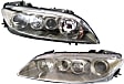 2003 Mazda 6 - Driver and Passenger Side Halogen Headlight, Without bulb(s), Models Without fog light, OE Replacement