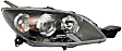 Driver and Passenger Side Headlights, without Bulbs, Halogen, Hatchback