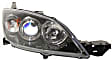 Driver and Passenger Side Headlights, without Bulbs, Halogen, Hatchback