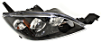 Driver and Passenger Side Headlights, without Bulbs, Halogen, Hatchback