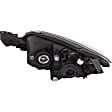 Driver and Passenger Side Headlights, without Bulbs, Halogen, Hatchback, CAPA Certified