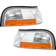 Driver and Passenger Side Halogen Corner Light, Without bulb(s)