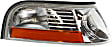 Driver and Passenger Side Halogen Corner Light, Without bulb(s)