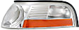 Driver and Passenger Side Halogen Corner Light, Without bulb(s)