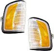 1995 Mercedes Benz E320 Base - Driver and Passenger Side Halogen Corner Light, With bulb(s), 2-Door, Coupe