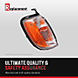 Driver and Passenger Side Halogen Corner Light, With bulb(s)