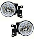 Front, Driver and Passenger Side Fog Lights, With Bulb(s), Halogen