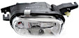 2007 Mercedes Benz SL600 - Front, Driver and Passenger Side Halogen Fog Light, With bulb(s), For Models Without Sport Package, OE Replacement