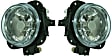Front, Driver and Passenger Side Fog Lights, With Bulb(s), Halogen