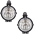 Front, Driver and Passenger Side Fog Lights, With Bulb(s), Halogen