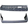 Front and Rear Primed Bumper Cover