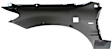 Front, Driver and Passenger Side Fenders, With turn signal light hole