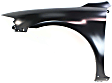 Front, Driver and Passenger Side Fenders, Without turn signal light hole, With spoiler holes, Without Turbo Models, For Models With Spoiler