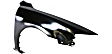 Front, Driver and Passenger Side Fenders, Without turn signal light hole, With spoiler holes, Without Turbo Models, For Models With Spoiler