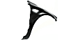 Front, Driver and Passenger Side Fenders, Without turn signal light hole, With spoiler holes, Without Turbo Models, For Models With Spoiler