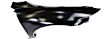 Front, Driver and Passenger Side Fenders, Without turn signal light hole, With spoiler holes, Without Turbo Models, For Models With Spoiler
