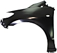 Front, Driver and Passenger Side Fenders, With turn signal light hole, For Models Without Rocker Moldings
