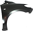 Front, Driver and Passenger Side Fenders, With turn signal light hole, For Models Without Rocker Moldings