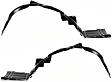 Front, Driver and Passenger Side, Fender Liner