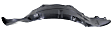 Front, Driver and Passenger Side, Rear Section, Fender Liner