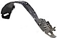 Front, Driver and Passenger Side, Fender Liner, Sedan, AWD
