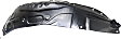 Front, Driver and Passenger Side, Rear Section, Fender Liner
