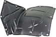Front, Driver and Passenger Side, Front Section, Fender Liner