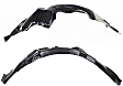 Front, Driver and Passenger Side, Fender Liner