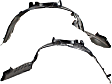 Front, Driver and Passenger Side, Fender Liner