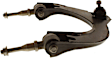 Front, Driver and Passenger Side, Upper Control Arms, With Ball Joints