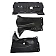 Rear, Driver and Passenger Side Engine Splash Shields