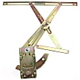 Front, Driver and Passenger Side Manual Window Regulator, Without Motor