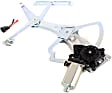 Front, Driver and Passenger Side Window Regulators, Power, With Motor