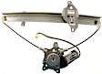 Front and Rear, Driver and Passenger Side Window Regulators, Power, With Motor