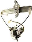 Front and Rear, Driver and Passenger Side Window Regulators, Power, With Motor