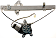 Front and Rear, Driver and Passenger Side Window Regulators, Power, With Motor