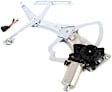 Front and Rear, Driver and Passenger Side Power Window Regulator, With Motor