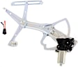 Front and Rear, Driver and Passenger Side Power Window Regulator, With Motor