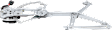 Front and Rear, Driver and Passenger Side Power Window Regulator, With Motor