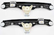 Rear, Driver and Passenger Side Power Window Regulator, Without Motor