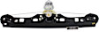 Rear, Driver and Passenger Side Power Window Regulator, Without Motor