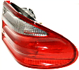 Driver and Passenger Side, Outer Halogen Tail Light, Without bulb(s), OE Replacement