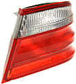 Driver and Passenger Side, Outer Halogen Tail Light, Without bulb(s), OE Replacement