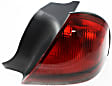 Driver and Passenger Side Halogen Tail Light, Without bulb(s), OE Replacement