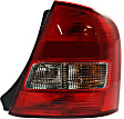 Driver and Passenger Side Halogen Tail Light, With bulb(s), OE Replacement